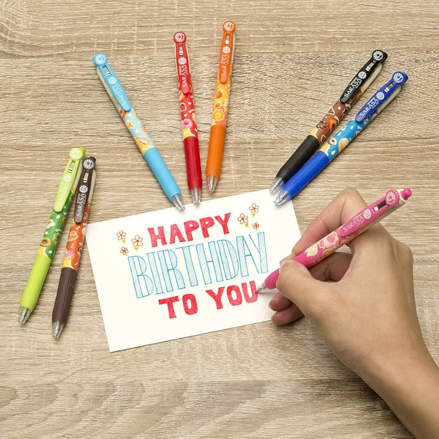 ZEBRA Gel Ink Ballpoint Pen SARASA Clip x mister Donut [4